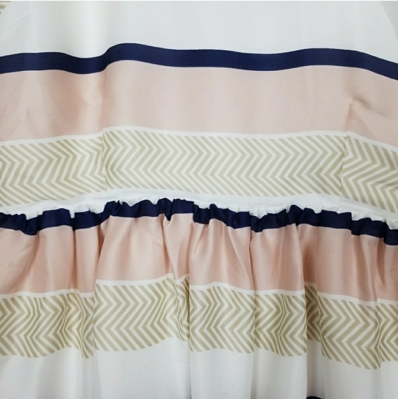 BB Dakota Blush Striped Dress - Picture 4 of 6